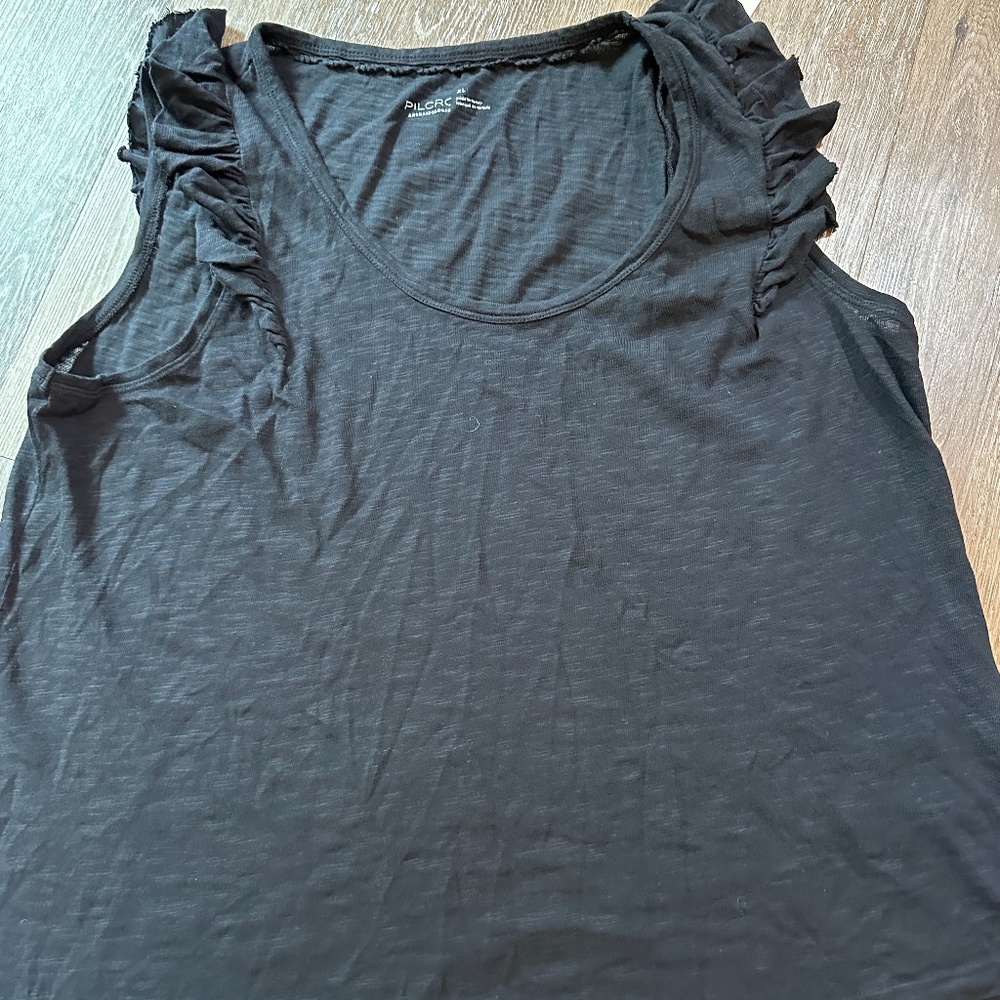 Anthropologie Ruffle Tank